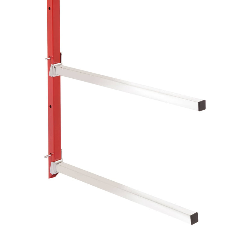 DURAFORCE Auto Body Bumper Storage Rack Stand Wall Mount Removable Arms for Painting