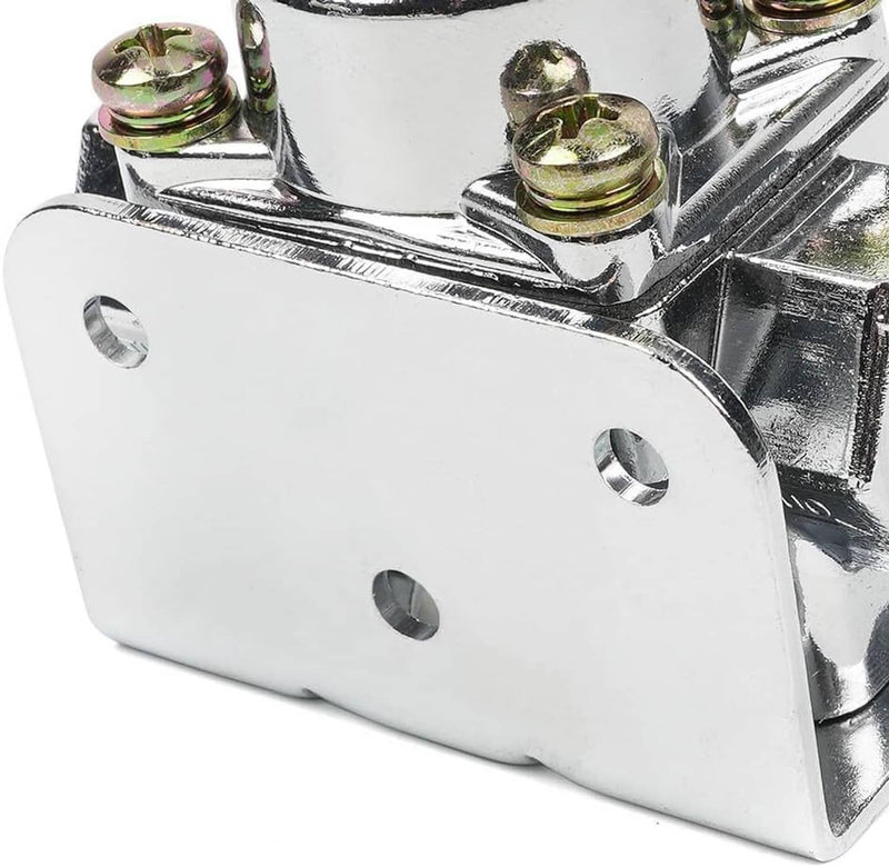 12-803 Fuel Pressure Regulator Carburetor Chrome for Holley 2 Port 4.5-9 PSI