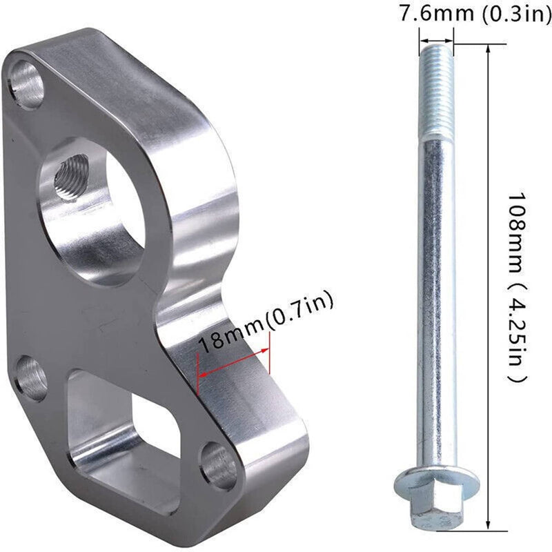 Water Pump Spacer Adapter Swap Kit for LS LS1 LS2 LQ4 LSX GTO Camaro to Truck 7