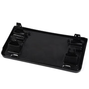 DURAFORCE Front Bumper Trim & License Plate for Ford F-150 F150 2015 2016 2017 Black