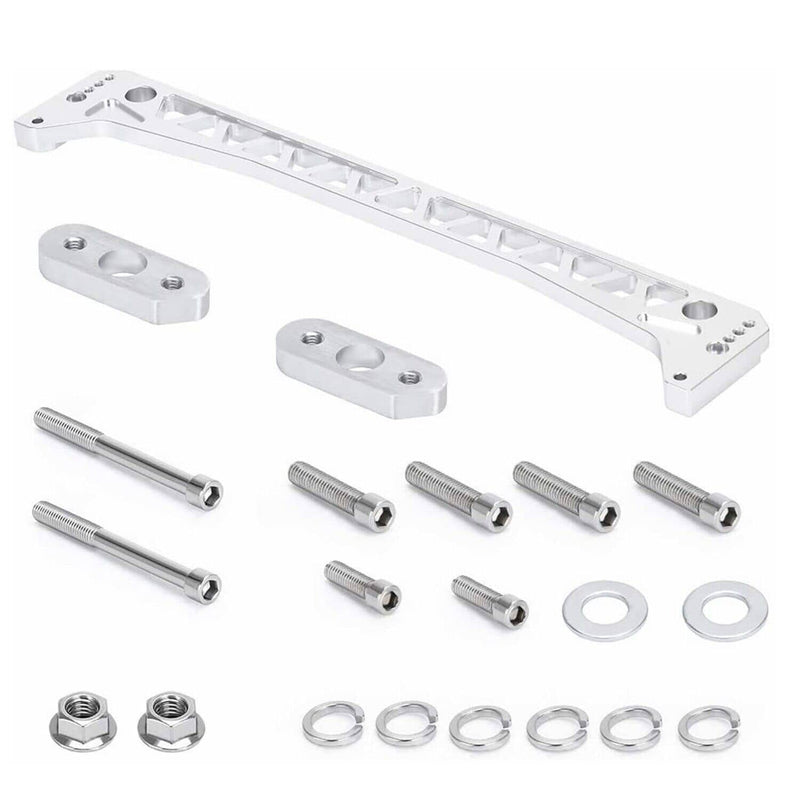 Silver Billet Rear Lower Control Arm Subframe Brace for Honda Civic EK 1996-2000