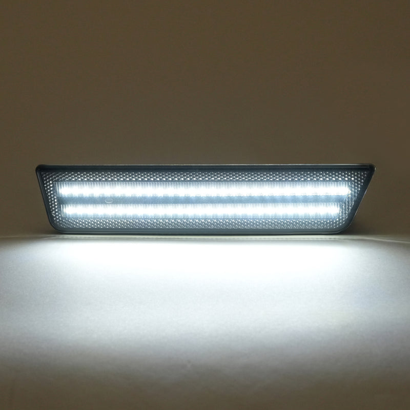 LED Front Side Marker Light White for Dodge Challenger Charger R/T Sedan 2008-14
