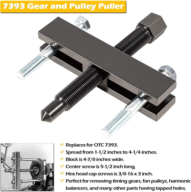 7393 Replacement Gear And Pulley Puller for OTC 5-1/2" Long Forcing Screw