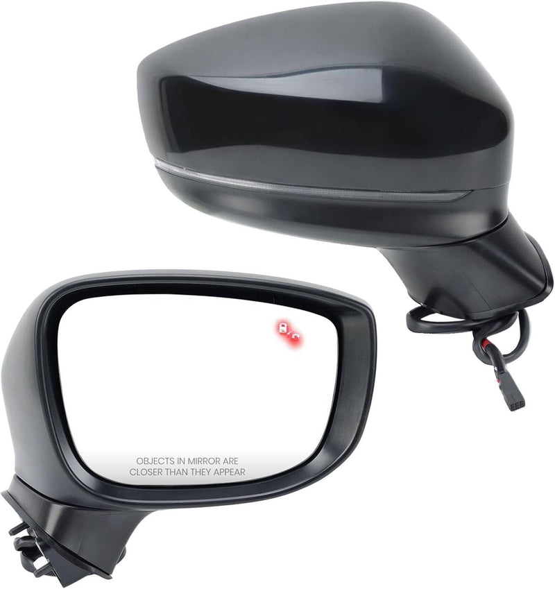 Passenger Side Mirror for Mazda CX-5 2017-2024 BSM Power Turn Signal