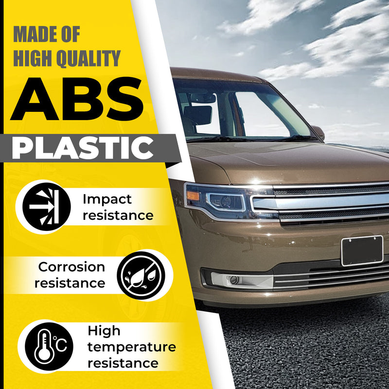 Fog Light Bezel Trim Cover for Ford Flex 2013-2019 Driver Passenger Side Pair