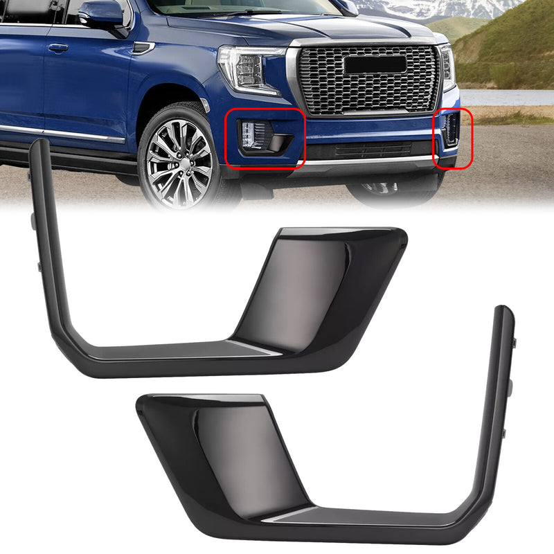 Fog Light Molding Trim Bezel for GMC Yukon XL 2021-2024 Driver Passenger Side