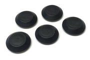 DURAFORCE 9/16 Inch Black Plastic Flush Mount Hole Plug For Auto Body Panel 5 Piece