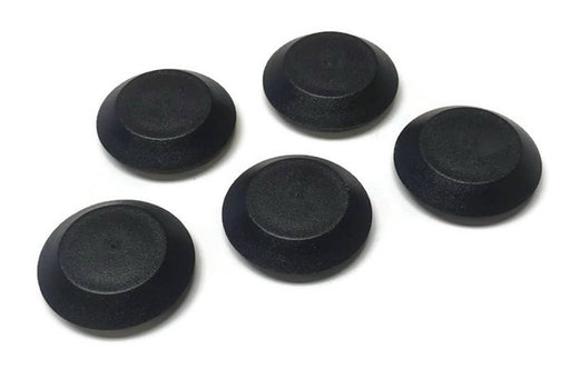 DURAFORCE 9/16 Inch Black Plastic Flush Mount Hole Plug For Auto Body Panel 5 Piece