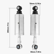 DURAFORCE 2Pcs Rear Suspension Shocks 280mm for Harley Softail Springer FXSTS 1989-1999