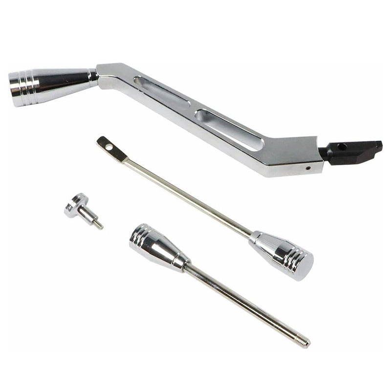 Column Shifter Lever Turn Signal Hazard Tilt Kit Polished for GM Chevy Buick