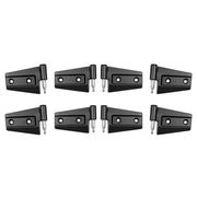 DURAFORCE Door Hinge Replacement Set Black Powder Coat for Jeep Wrangler JK 07-2018 16PCS