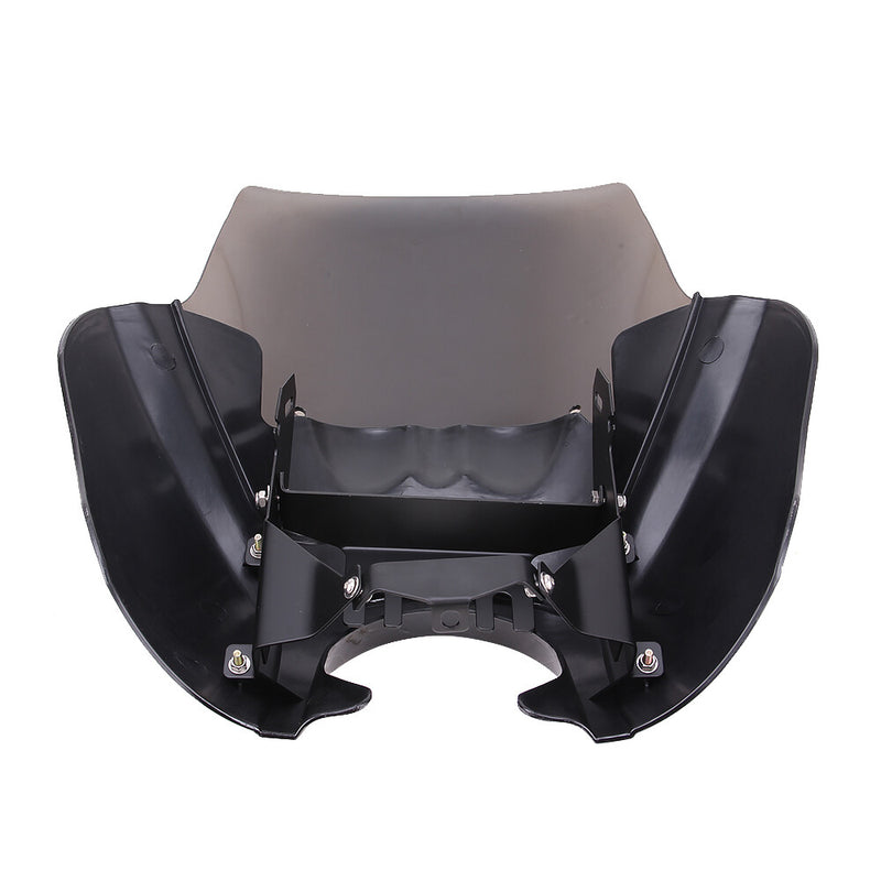 Front Fairing w/ 15'' Windshield Windscreen for Harley Dyna Wide Glide 2006-17