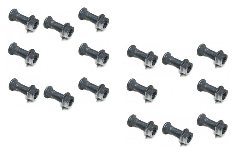 Wheel Studs Nuts 3/8 for Polaris 1995 to 1998 Magnum 425 1999 Worker 500 16 Pc