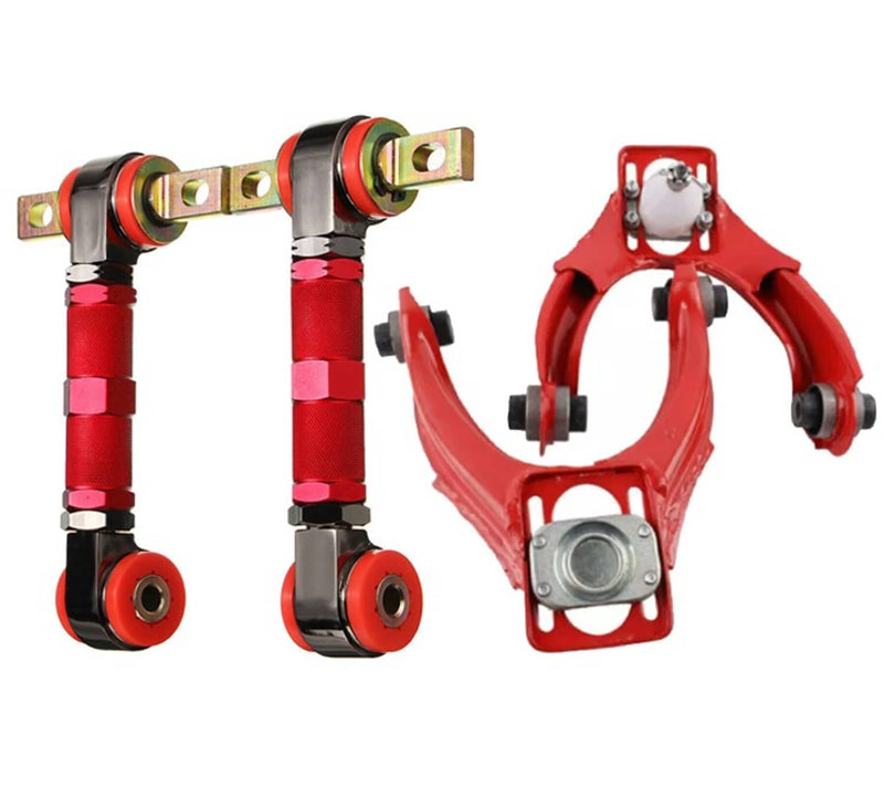 Front Upper Control Arms Rear Camber Kit Adjustable for Honda Civic EK 96-00