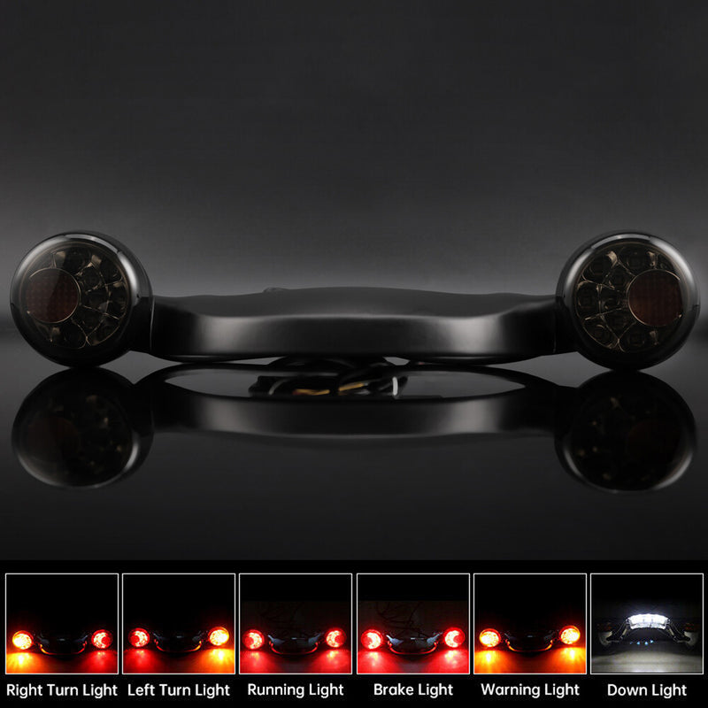 Rear Turn Signal Brake Light Bar for Harley Street Glide Road Glide 10-23