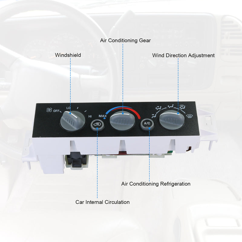 A/C Heater Climate Control Switch for Chevy GMC C1500 C3500 K1500 K3500