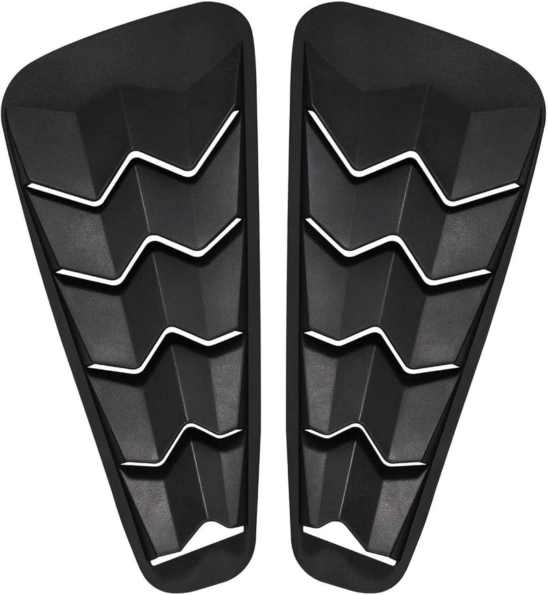 2Pcs Set Quarter Side Window Louvers Sun Shade Cover for Ford Mustang 2005-2014
