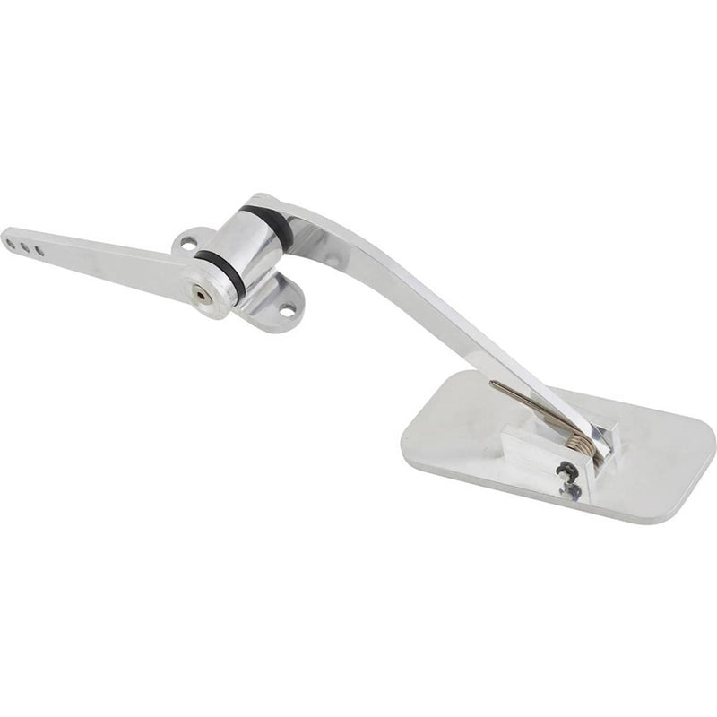 Universal Street Hot Rat Rod Aluminum Gas Pedal Firewall Mount Throttle Polished