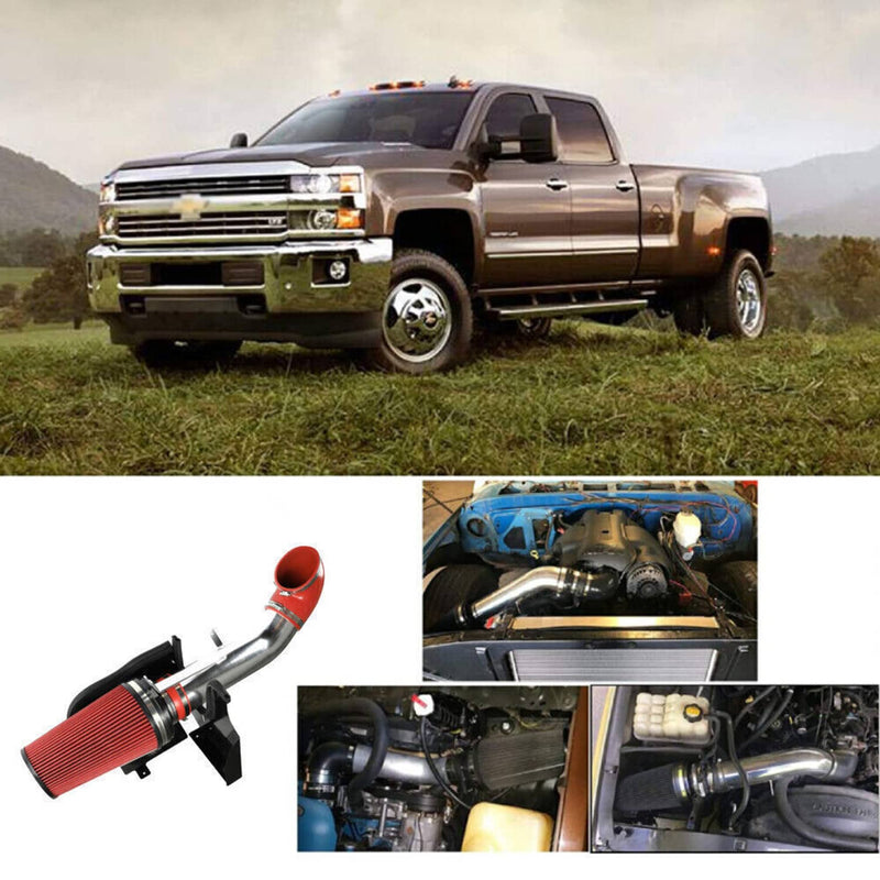 4" Cold Air Intake System Kit Heat Shield for 99-06 GMC Chevy V8 4.8L 5.3L 6.0L