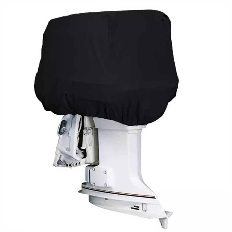 DURAFORCE Boat Outboard Engine Cover Waterproof for 30-60HP Motor Black