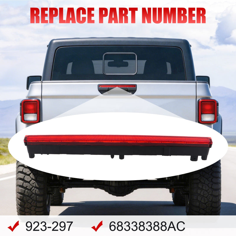 68338388AC Rear Center High Mounted Stop Lamp 3rd Brake Light for Jeep Gladiator
