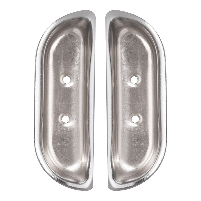 Door Panel Arm Rest Cups Steel Chrome for Ford F-100 F-150 F-350 1973-1979
