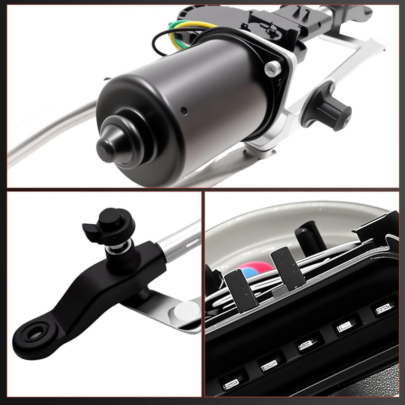 Front Windshield Wiper Linkage Motor Assembly for Jeep Wrangler JK 2007-2018