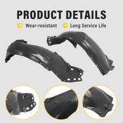 DURAFORCE Front Left & Right Side Inner Fender Liner for Honda Accord Sedan 2018-2022