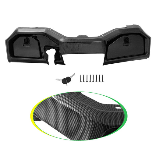 DURAFORCE Dash Cover for Yamaha Drive2 Drive 2 2017-up Golf Cart Carbon Fiber W/Keys