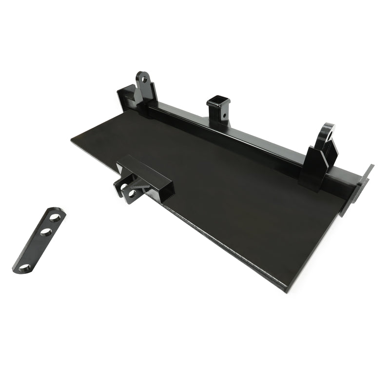 3-Point Attachment Adapter Hitch Adjustable for Skid Steer Loader Tractor
