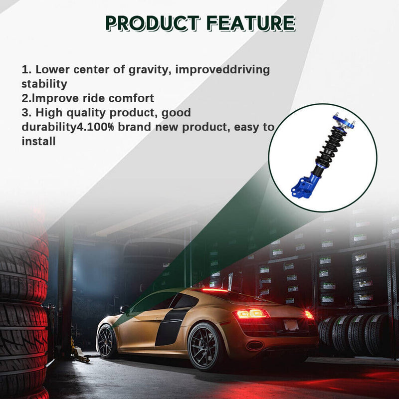Coilovers Suspension Kit for Honda Civic Adjustable Height Struts Shocks