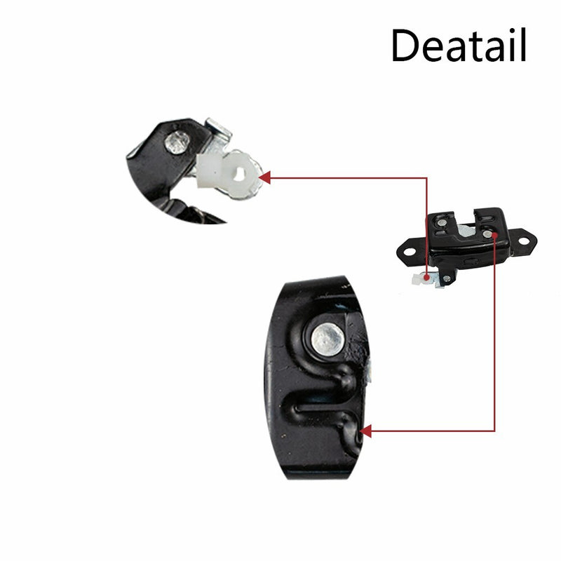 Trunk Lock Tailgate Latch for Nissan Navara D40 Pickup Titan Left or Right 2 Pcs