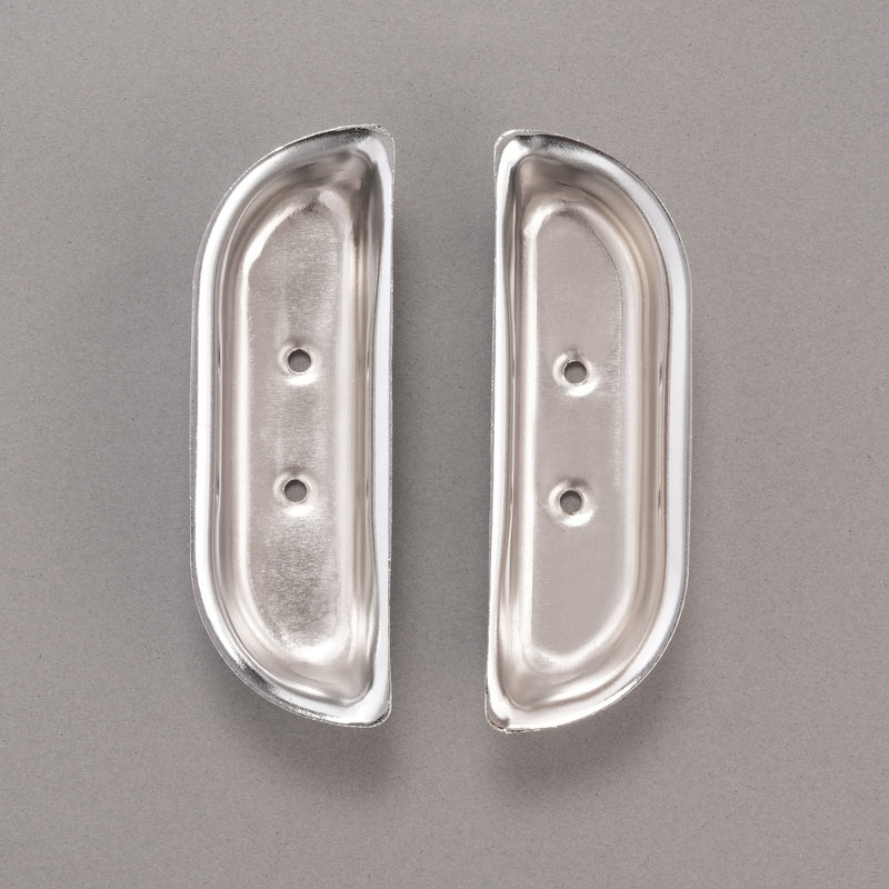 Door Panel Arm Rest Cups Steel Chrome for Ford F-100 F-150 F-350 1973-1979