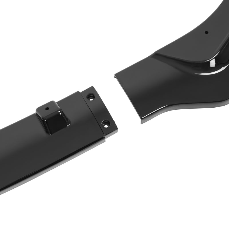 Glossy Black Front Bumper Lip Splitter Chin for Infiniti Q50 2018-2024 Luxe