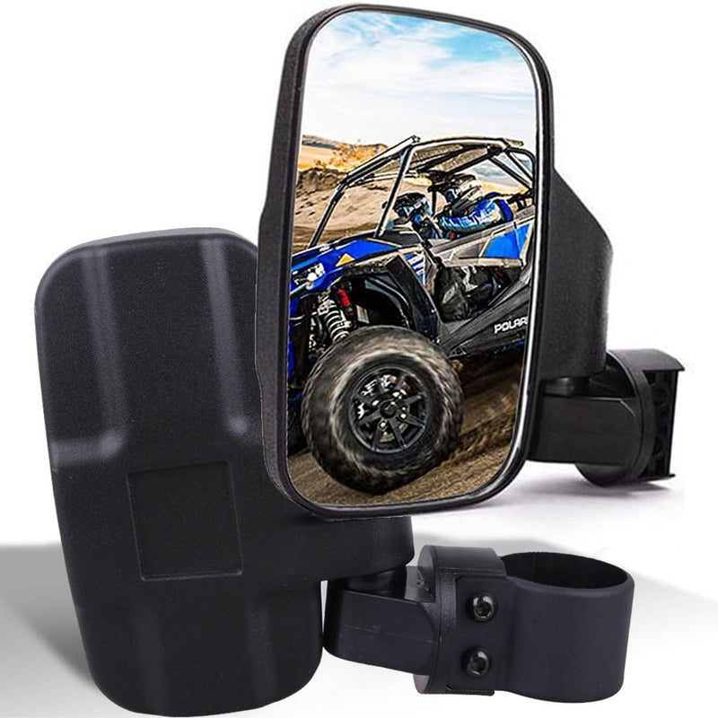 Adjustable 1.75''-2" UTV Side Mirrors Foldable for Polaris RZR S 800 900 XP 1000
