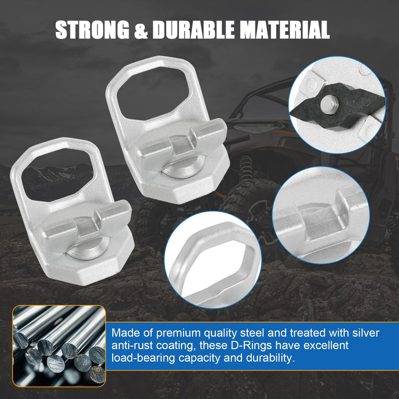 2889620 Lock And Ride Max D-Rings 2PCS for Polaris Xpedition Models 2024-2025