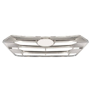 DURAFORCE Front Upper Lower Bumper Grille Set for Hyundai Santa Fe Sport 2013-2016