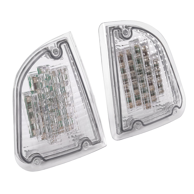 Clear LED Turn Signal Lights for Kenworth KW K300 T300 T330 T600 86-08 Pair