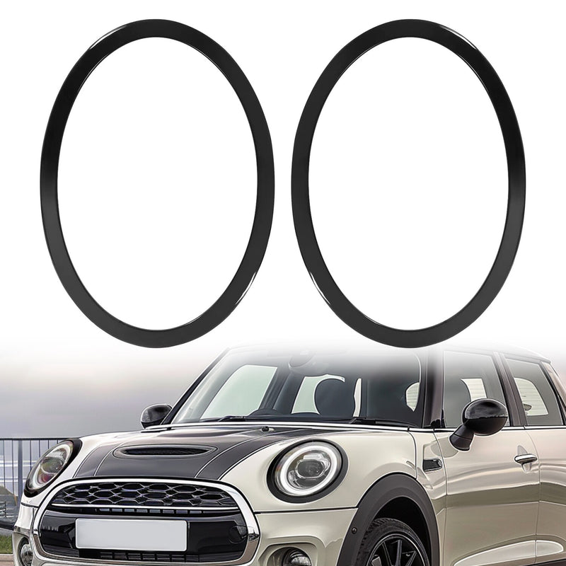 Headlight Ring Bezel Cover Trim for Mini Cooper F55 F56 F57 2014-2021 Pair