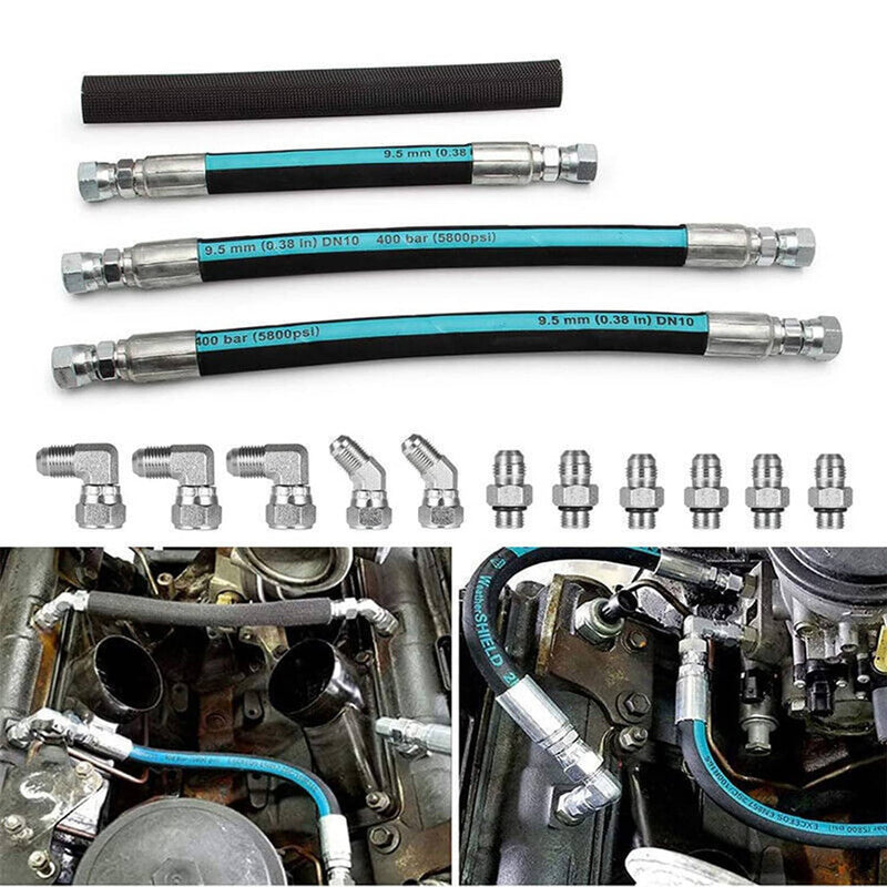 HPOP High Pressure Oil Pump Hoses Lines Set for Ford 7.3L Powerstroke 1999-2003
