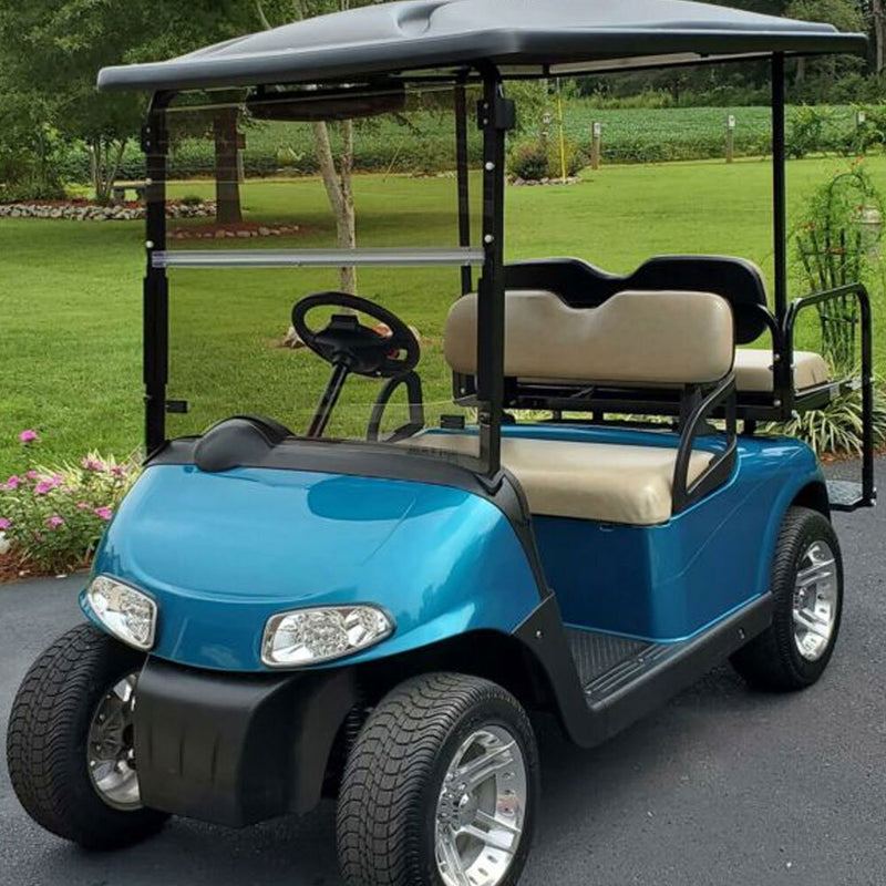 Front Tinted Full Windshield Windscreen for EZGO RXV 2008-UP Folding Style
