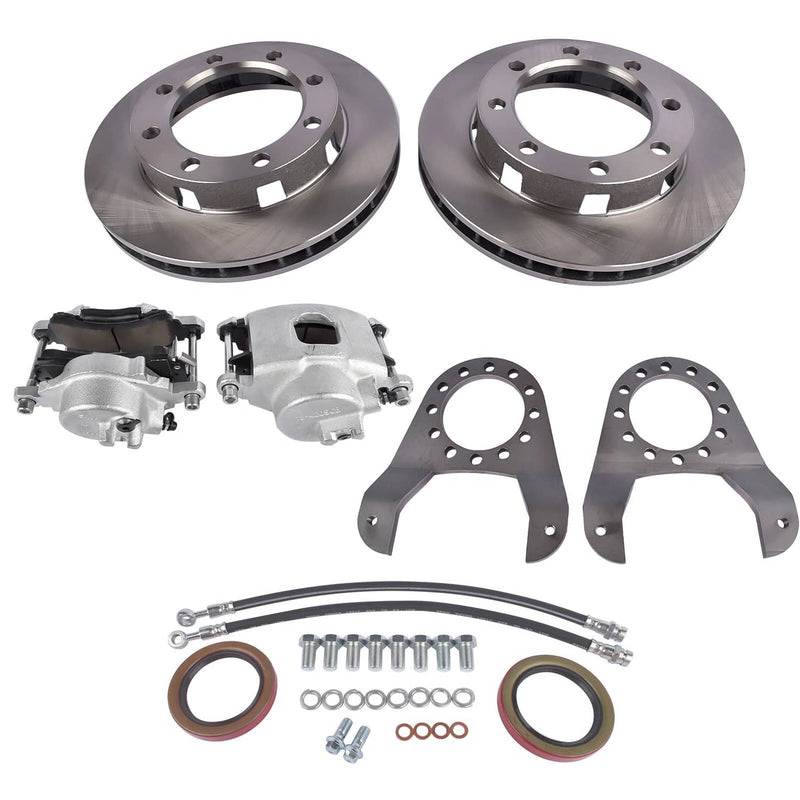 14 Bolt Complete Disc Brake Conversion Kit 10.5 SRW for GM 1973-1988