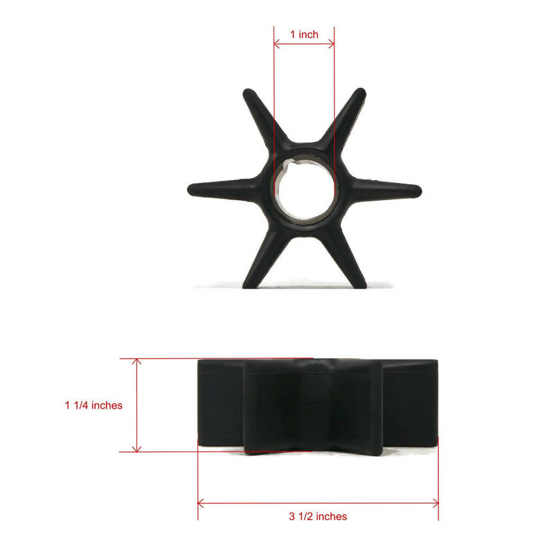 DURAFORCE 47-8M0100526 Impeller Repair Kit for Mercury Mercruiser Alpha 1 Gen 2