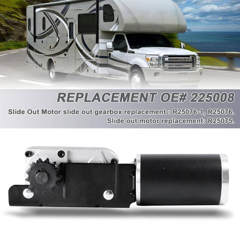 R25076-1 RV Slide Out Gear Box High Output Motor for R25075 R25076-1
