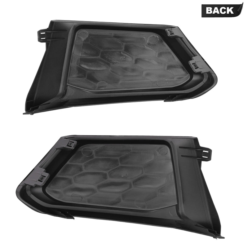 DURAFORCE Front Bumper Lamp Bezel Fog Light Cover Pair for 2019-2021 for Nissan Altima