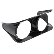 DURAFORCE Black Headlight Bezel Trim Passenger Side RH for Chevrolet C3 Corvette 1968-1982