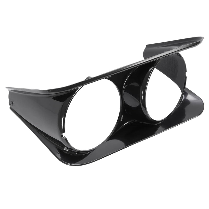DURAFORCE Black Headlight Bezel Trim Passenger Side RH for Chevrolet C3 Corvette 1968-1982