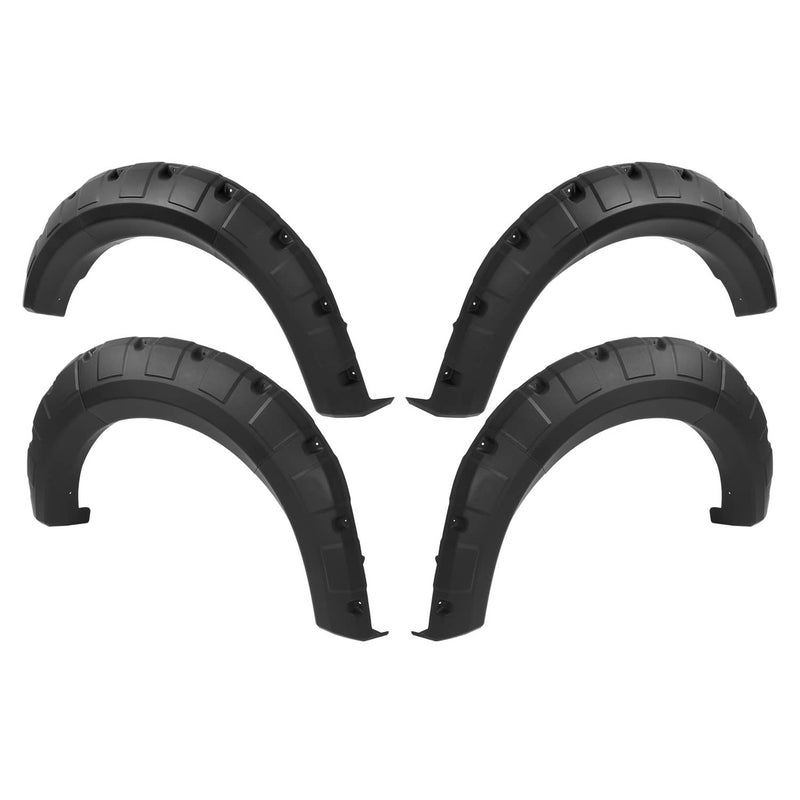 DURAFORCE Pocket Riveted Wheel Fender Flare for Ford F150 F-150 Styleside 2009-2014 4PCS