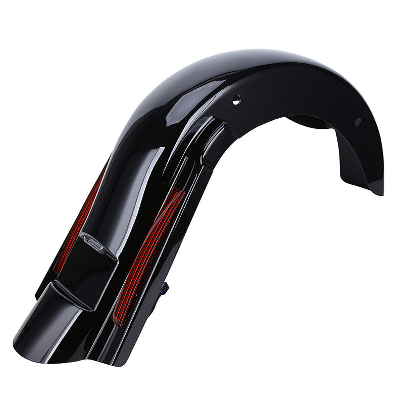 CVO Rear Fender Stretched Extended with LED for Harley Touring 1997-08