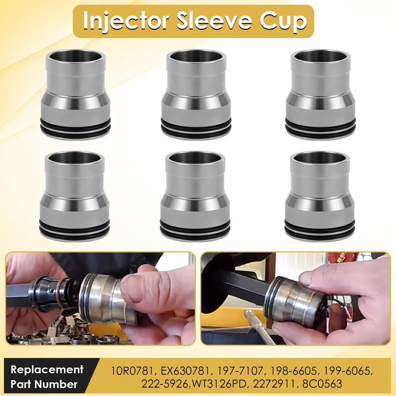 Injector Sleeve Cup Removal Tool Install Kit for Caterpillar CAT 3126B C7 C9